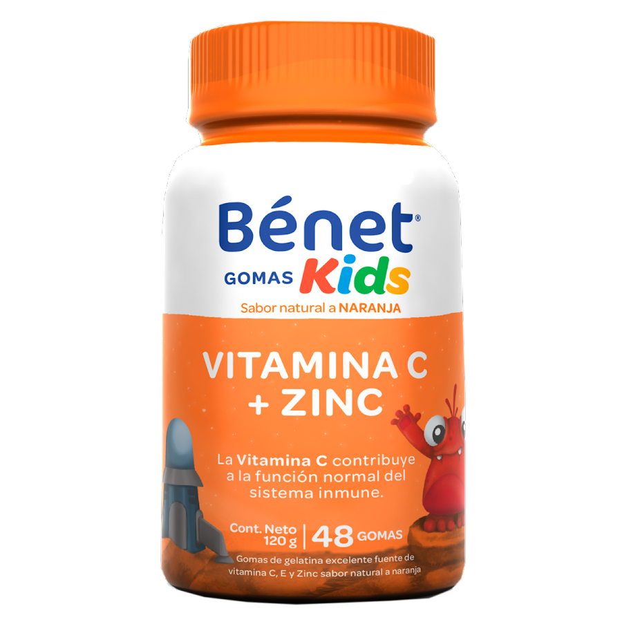 Gomas Kids Benet Vitamina C y Zinc x 48Und