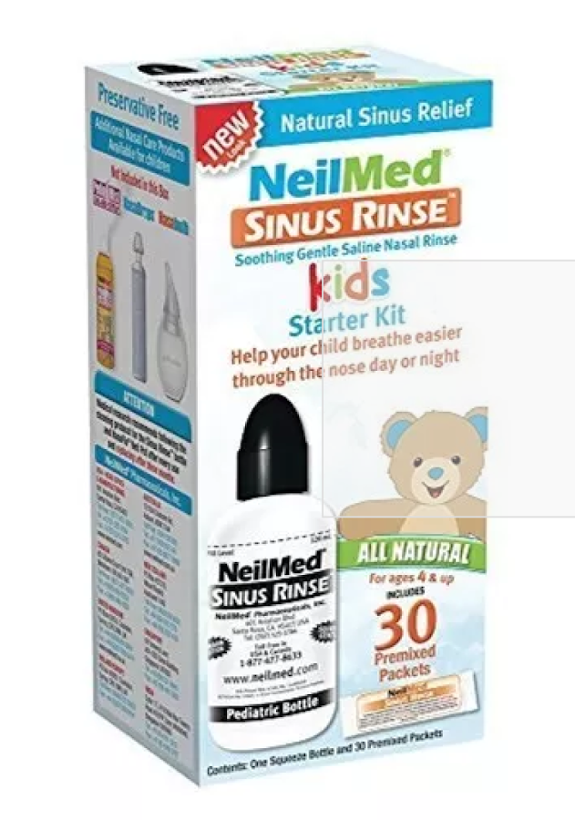 Sinu Rinse Pediatrico Neilmed Kit Botella + Caja x 30 Sobres Cloruro de Sodio