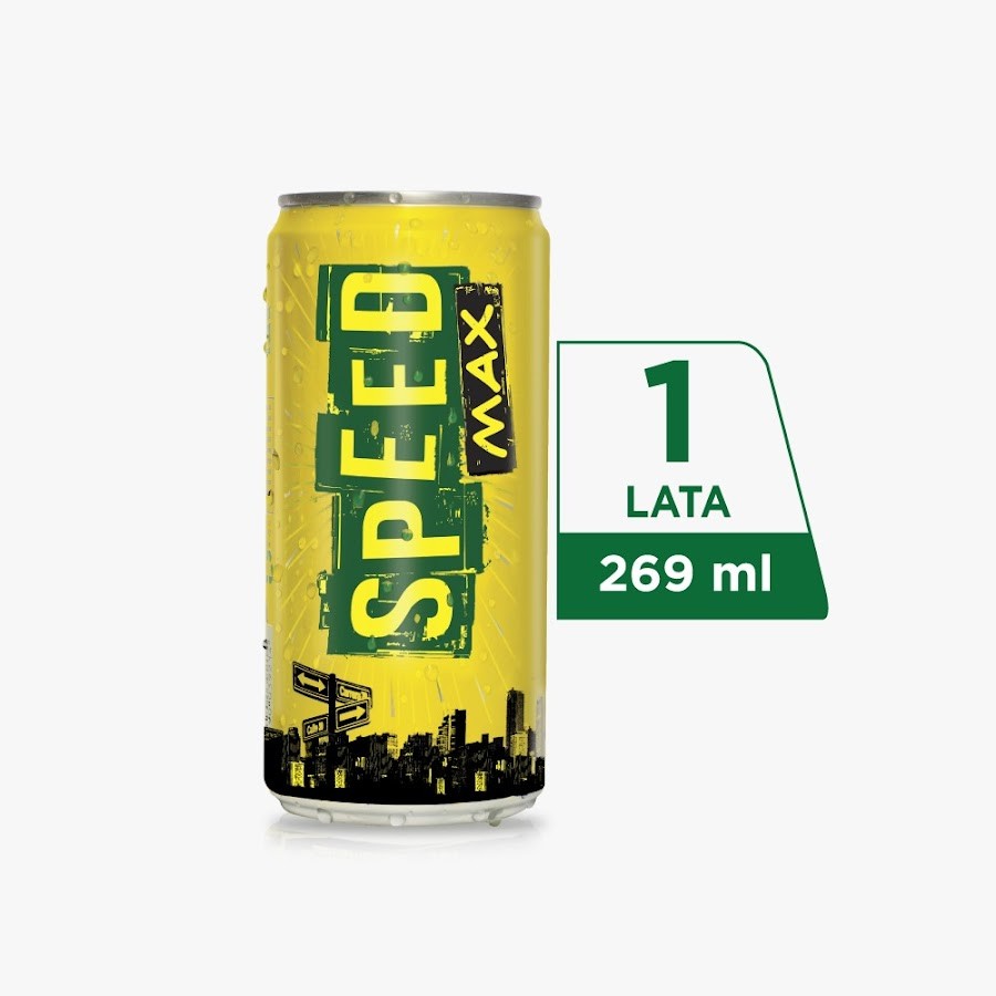 Bebida Energética Speed Max Extracto De Guaraná Lata X296Ml.