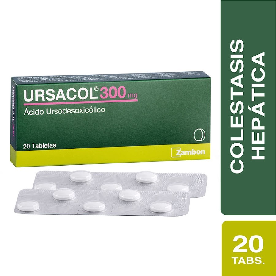 URSACOL 300 MG x 20 tab ACIDO URSODESOXICOLICO