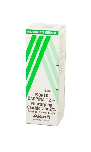 Isopto Carpina 2% Sol Oft Fco X15Ml Nov Pilocarpina Hidroxipropilmetil