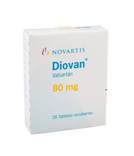 Diovan 80Mg Tabletas Caja x28Tab. Novartis Valsartán