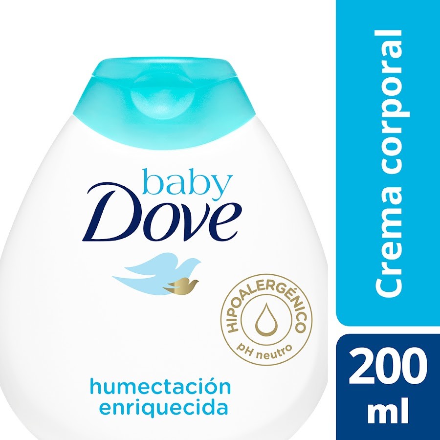 CREMA DOVE BABY CORPORAL HUMECTACION ENRIQUECIDA X200ML.