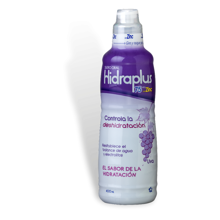 HIDRAPLUS ZINC TRATAMIENTO DESHIDRATACIÓN 75 UVA X400ML