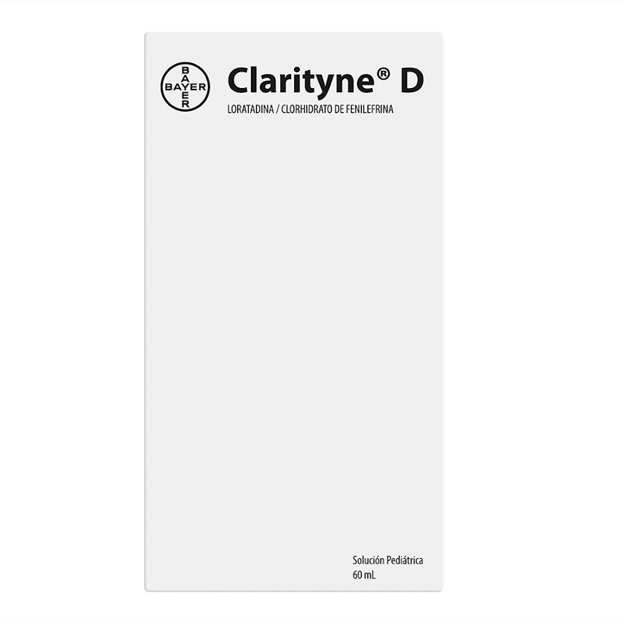 Clarityne D 200Mg Sol.Fco.x60Ml MSD Loratadina Clorhidrato Fenilefrina