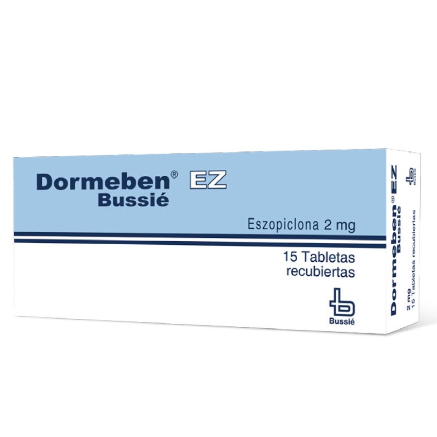 DORMEBEN EZ 2MG TABLETAS CAJA X15TAB. BUSSIÉ ESZOPICLONA