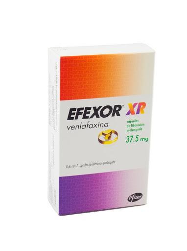 EFEXOR XR 37.5mg Cápsulas Caja x7Cap. PFIZER Venlafaxina