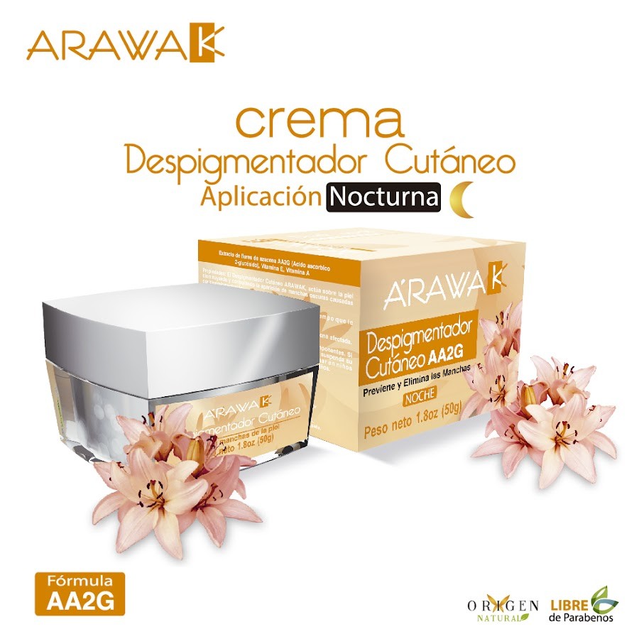 Crema Facial Arawak Despigmentador Noche x50gr