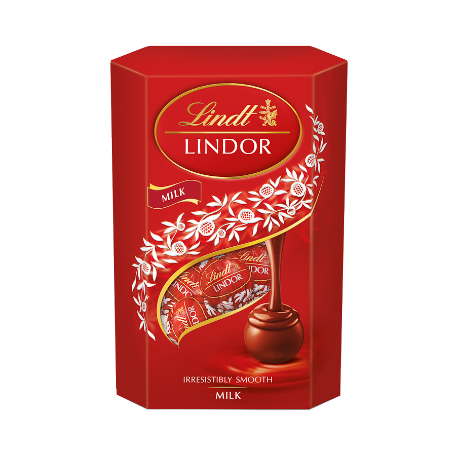 $Chocolate Lindt Lindor Cornet Milk Caja x 10Uni