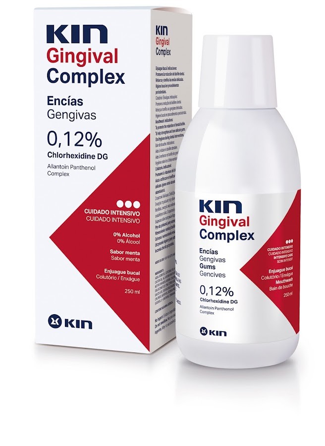 Enjuague Bucal Gingival Complex 0.12% Chlorhexidine DG KIN x 250 ml