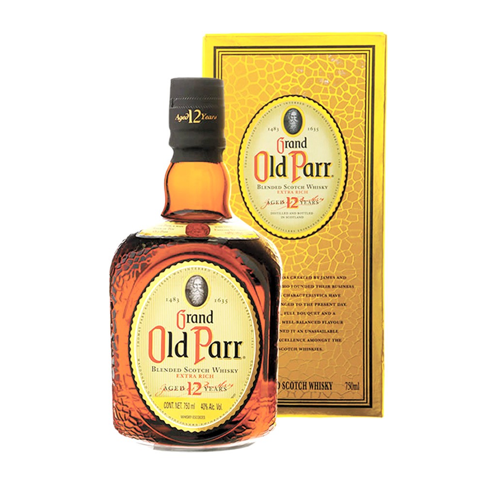 WHISKY 12 AÑOS BOT OLD PARR  x 750ML