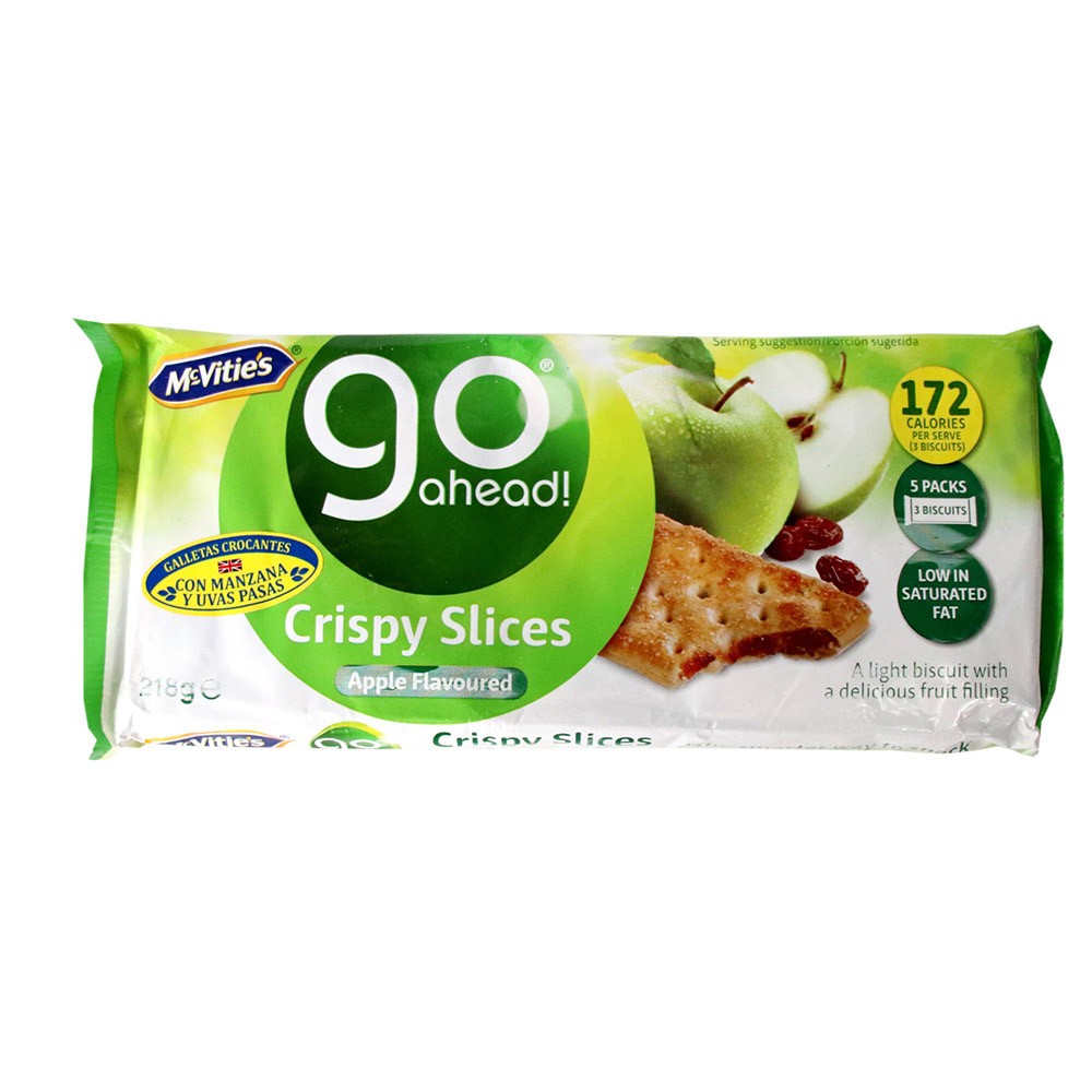 GALLETA MCVITIES GO HEAD APPLE 218gr