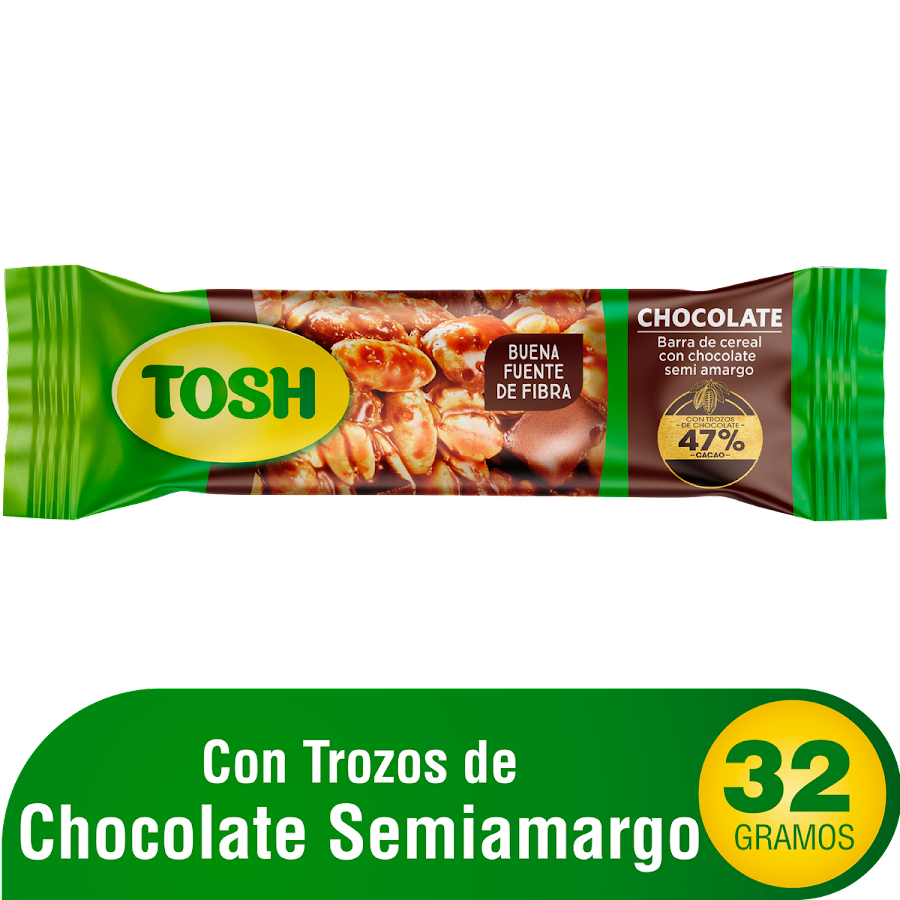Barra Tosh Chocolate Cacao x 32gr