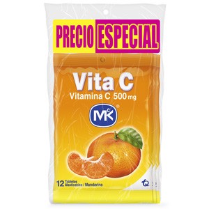 OFT Vita C sin Zinc Mandarina Precio Especial bolsa x 36 tabletas