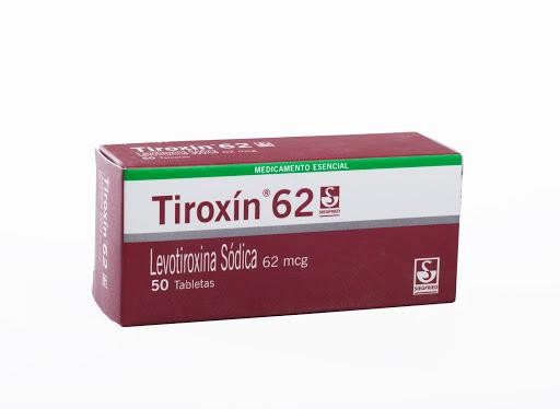 TIROXÍN 62MCG TABLETAS CAJA X50TAB. SIEGFRIED LEVOTIROXINA SÓDICA