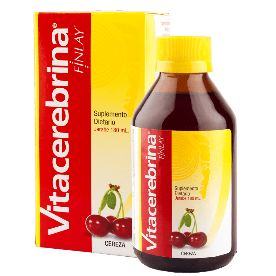 VITACEREBRINA CEREZA JARABE FRASCO X180ML. FINLAY SUPLEMENTO DIETAR