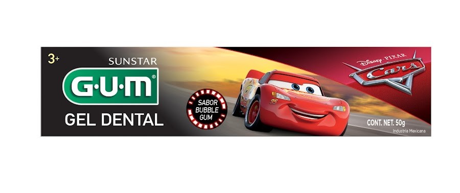 $Gel Dental GUM Cars Tubo x 50Gr