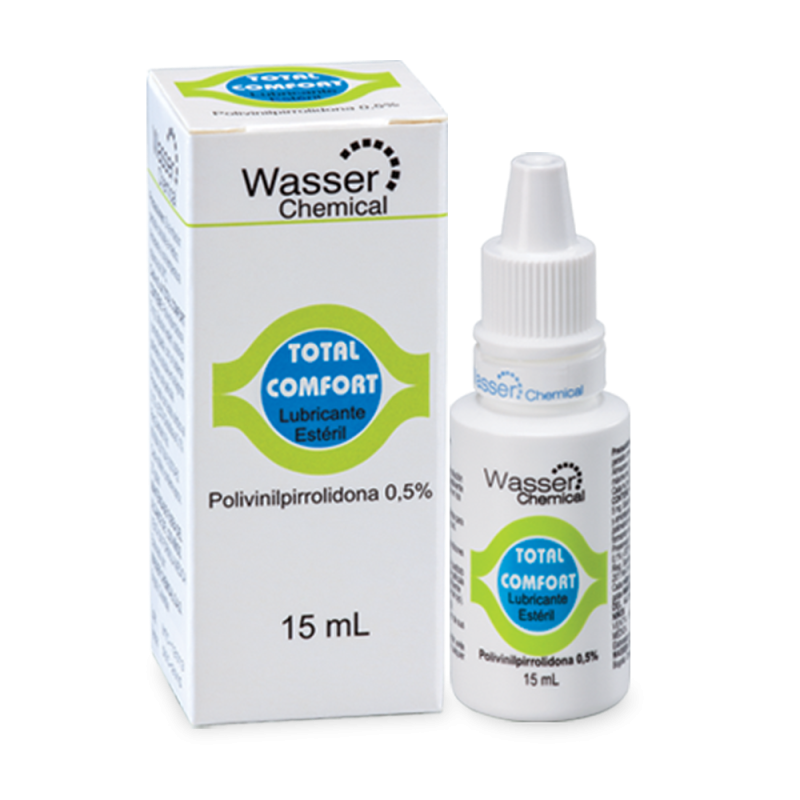 Total Confort Lubricante Esteril Frasco x 15ml Polivinilpirrolidona