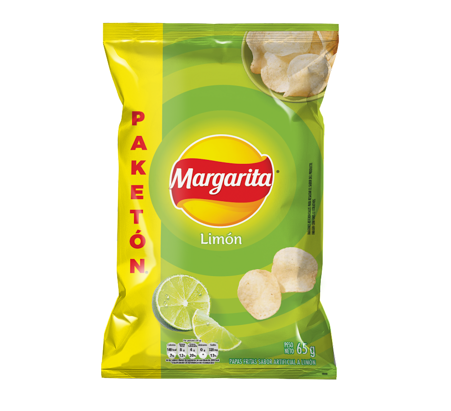 Pasabocas Margarita Papas Fritas Limón x65gr