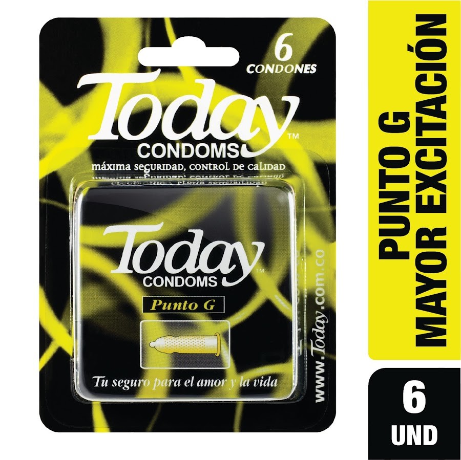 CONDÓN TODAY PRESERVATIVO PUNTO G X6UND (OFT 1027774)