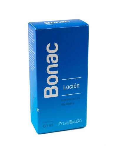 Bonac 2% Loción Frasco x60ml. MEDIHEALTH Eritromicina