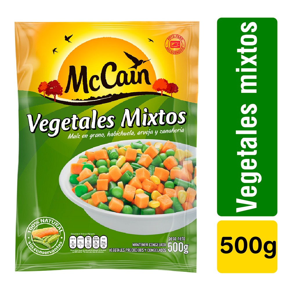 VEGETALES MIXTOS MCCAIN  x 500GR