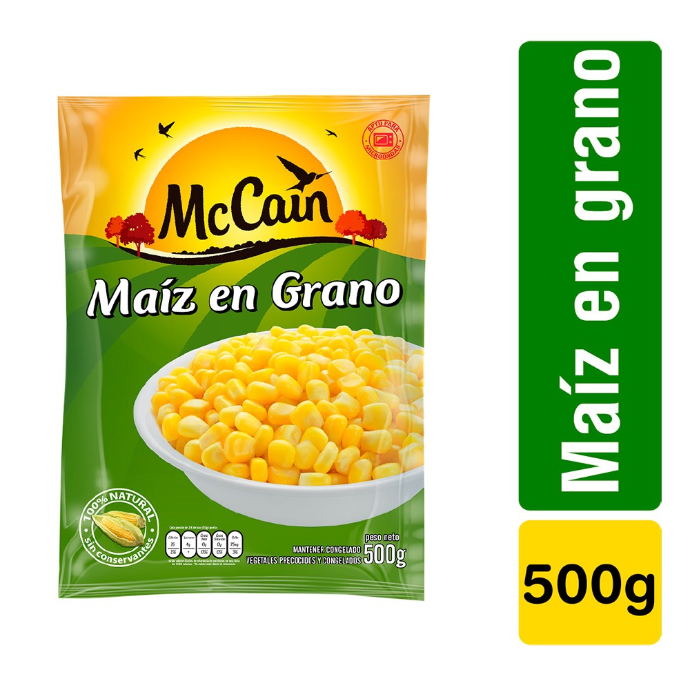 MAIZ DESGRANADO  MCCAIN  x 500GR