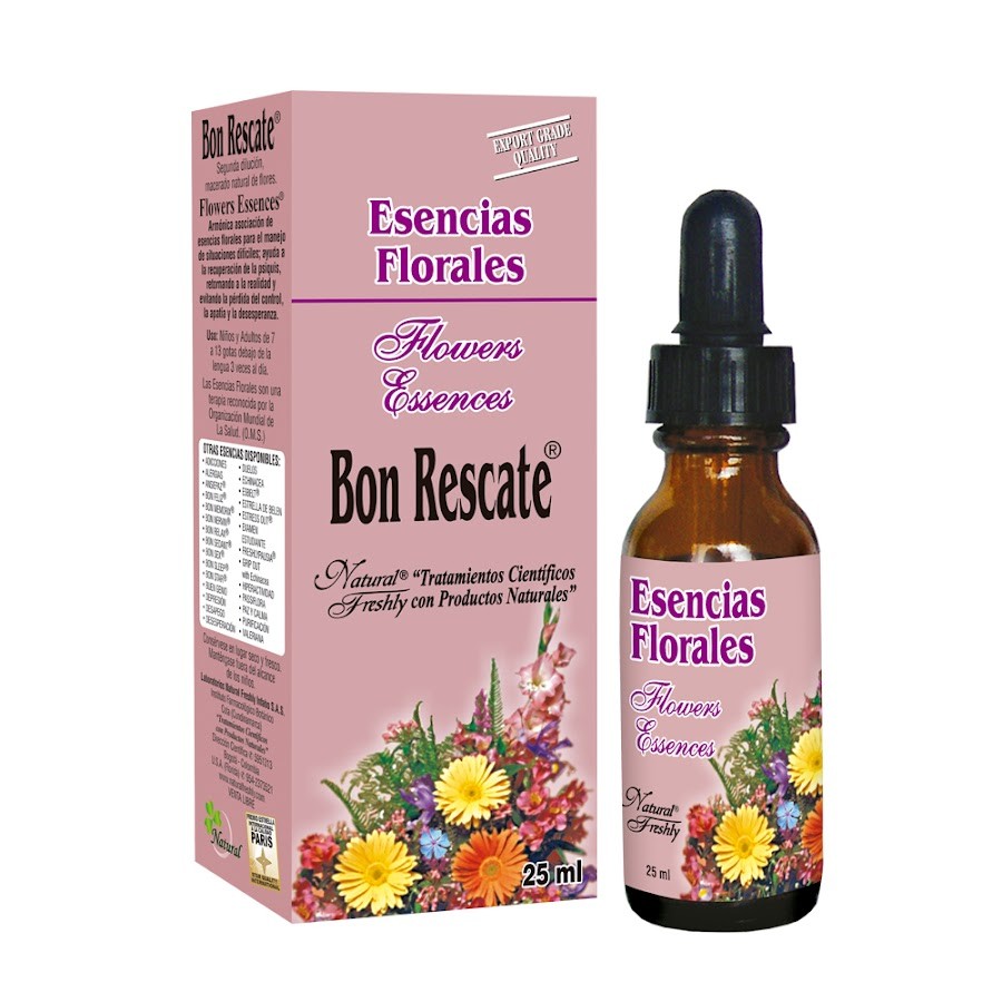 Bon Rescate Frasco x25Ml. Natural Freshly Esencias Florales