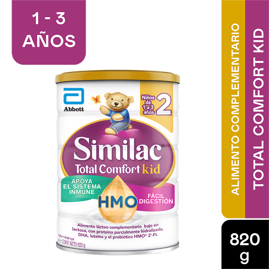 Formula Infantil Similac Etapa 2 Total Comfort Eye Q Plus 1-3Años x 820Gr