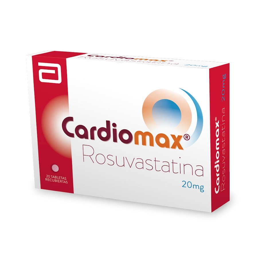 Cardiomax 20mg Tabletas Caja x20tab LAFRANCOL Rosuvastatina