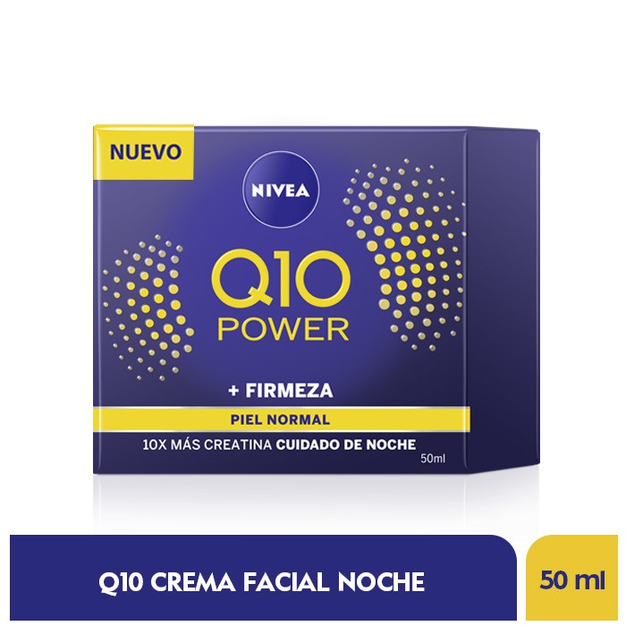 Crema NIVEA Q10 Antiarrugas Facial Noche Humectante x50Ml