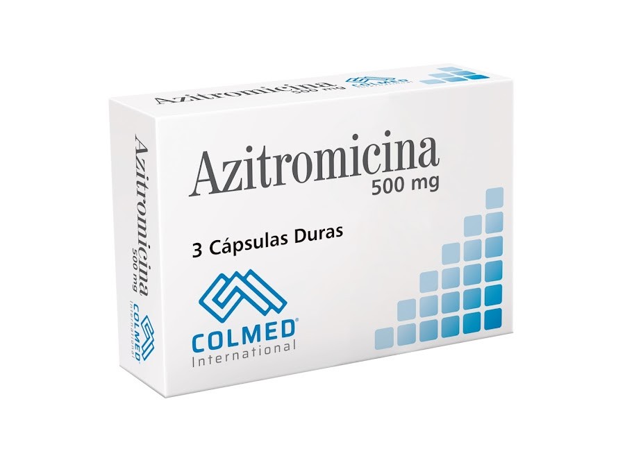 Azitromicina 500Mg Colmed Caja x 3Cap