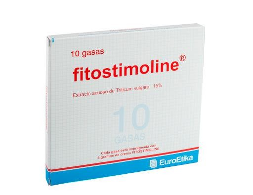 Fitostimoline 15% Gasas Caja x10Und. EUR Extracto Triticum Vulgare