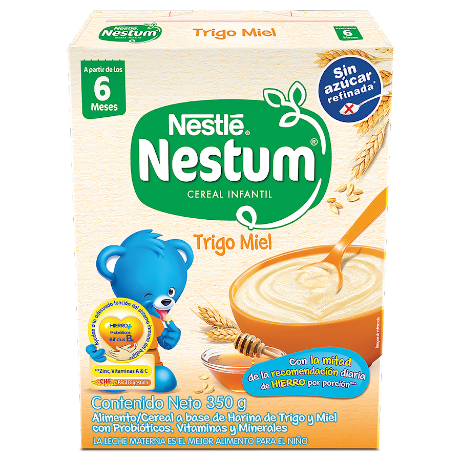 Cereal NESTUM Trigo Miel Único con Probióticos x350g