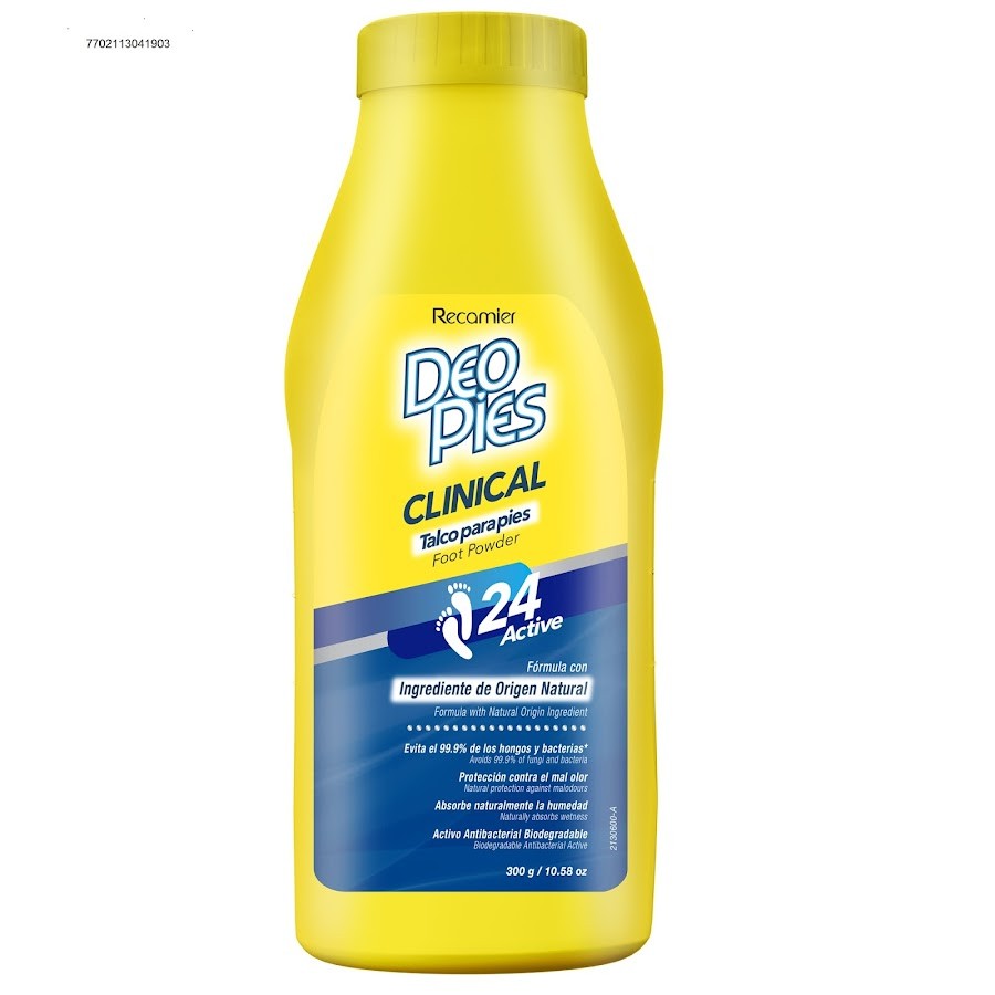 Antitranspirante Deo Pies Clinical Talco x 300Gr