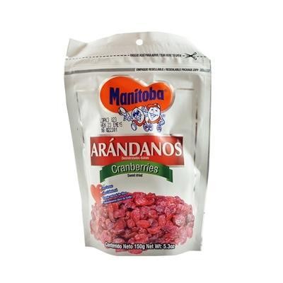 Pasabocas Manitoba Arándanos Paquete X150G.