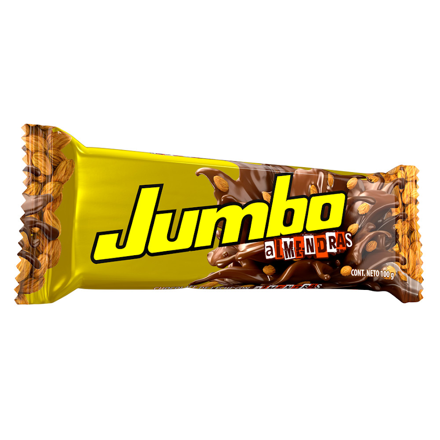 Chocolatina JUMBO con Leche Almendras x100g
