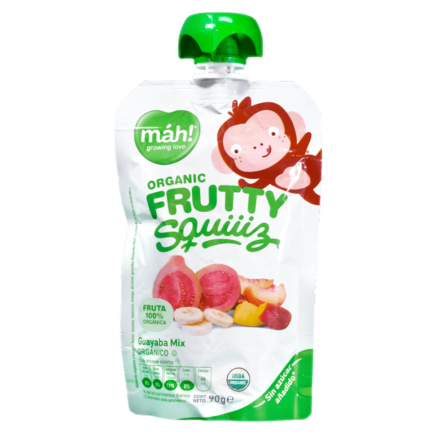 Compota Orgánica Máh Guayaba Mix 90g