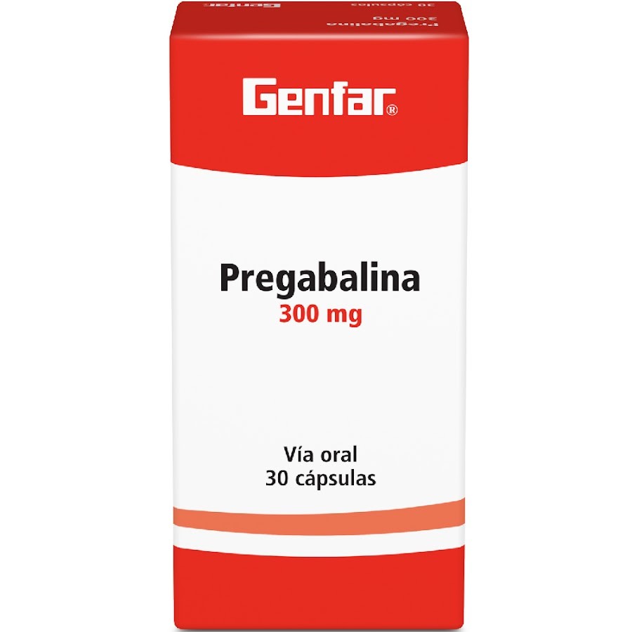 PREGABALINA GENFAR 300MG CÁPSULAS X30CAP.