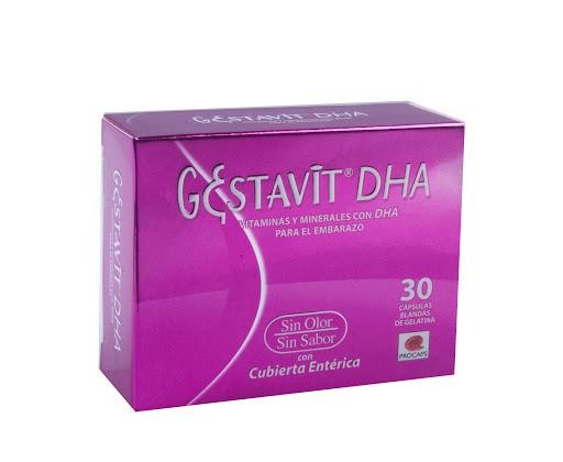 Gestavit DHA Cáp. Caja x30Cap. Procaps Vitaminas Minerales DHA
