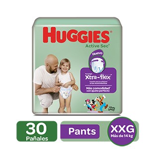 Pañales Pants Huggies Ajuste Perfecto Etapa 5 / XXG  x30 Und