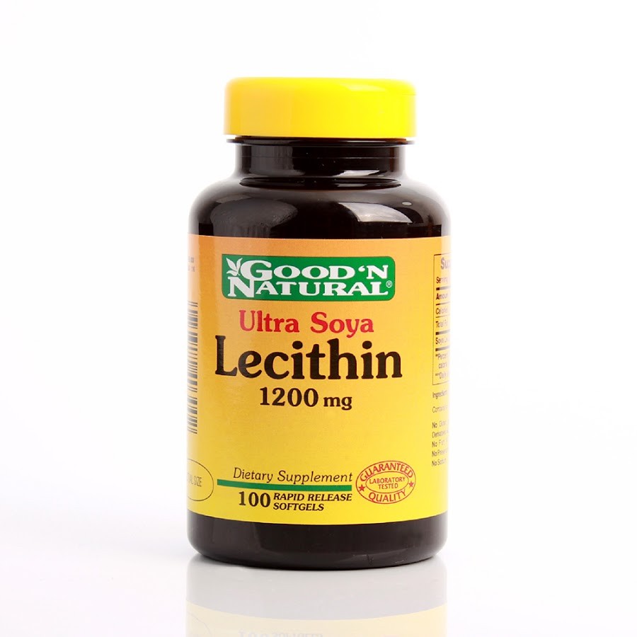 LECITHIN 1200MG ULTRA SOYA GOOD´N NATURAL CÁPSULAS FRASCO X100CAP.