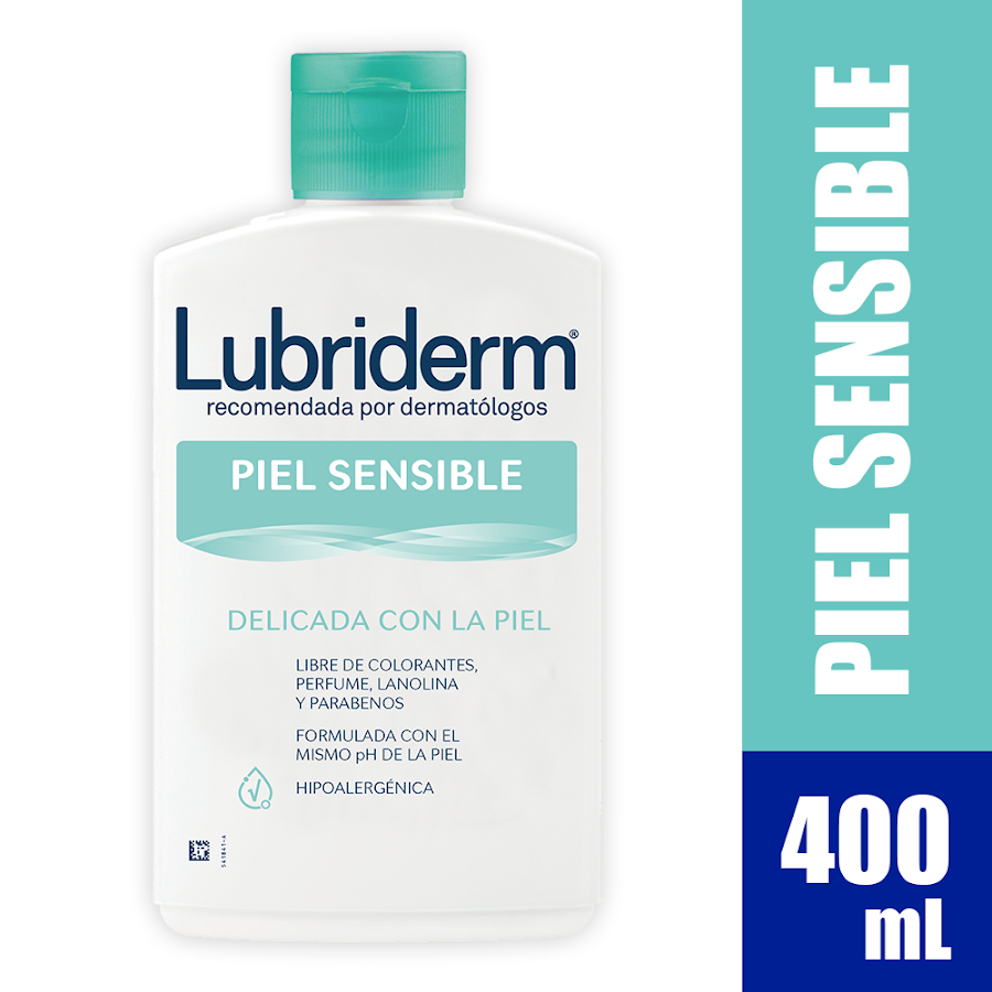 Crema Lubriderm Piel Sensible Hipoalergénica X400 Ml