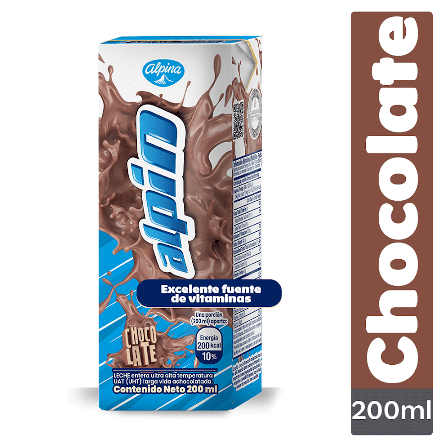 Leche ALPINA Alpin Chocolate con Vitaminas x200Ml