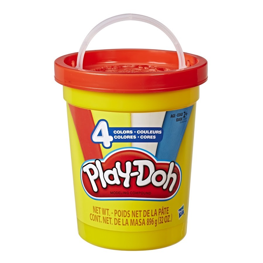 Play Doh Súper lata 4 colores Surtidos 896 Gr