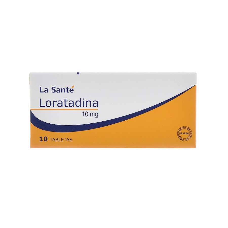 Loratadina La Santé 10Mg Tabletas Caja X10Tab.