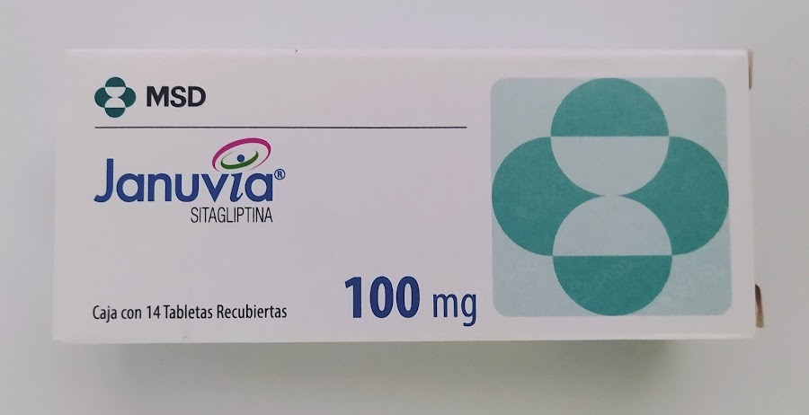 Januvia 100Mg Tabletas Caja x14Tab. MSD Sitagliptina