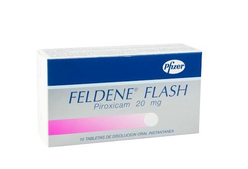 FELDENE FLASH 20mg Tabletas Caja x10Tab. PFIZER Piroxicam