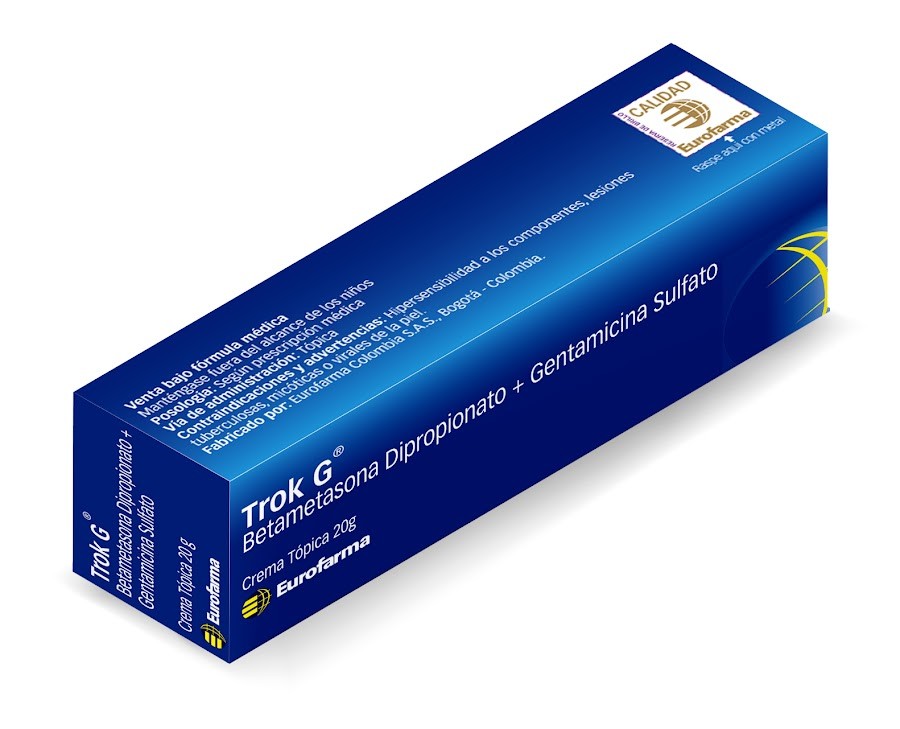 Crema Tópica Trok G Eurofarma Betametasona Tubo x20gr