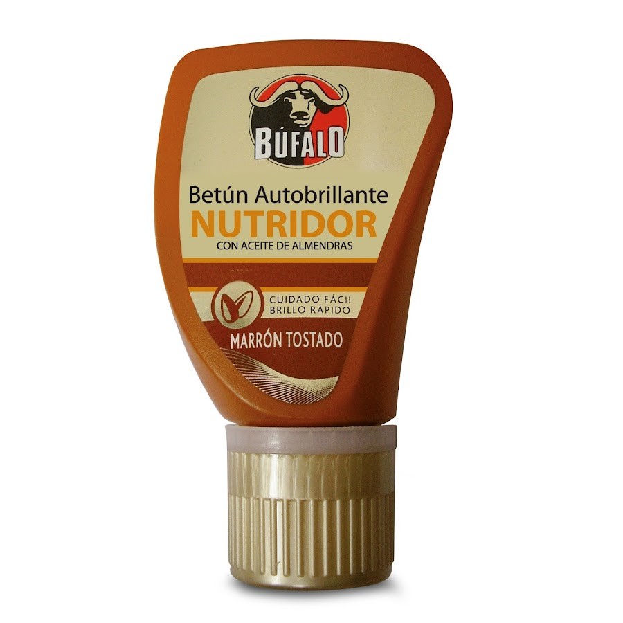 Betún Búfalo Auto brillante Nutridor Marrón Tostao X50Ml.